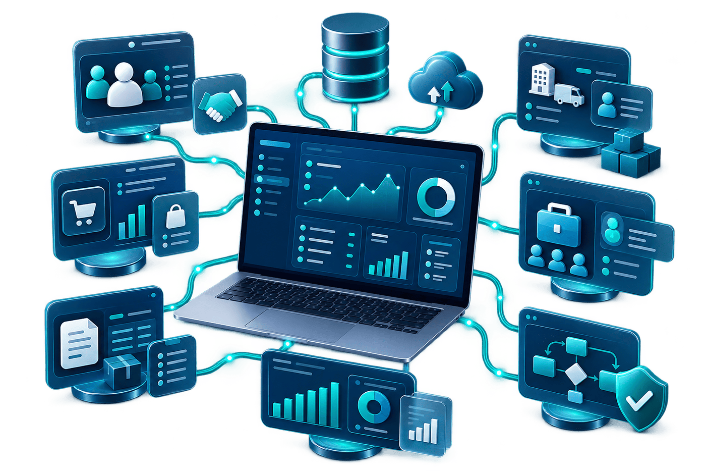 Custom ERP, CRM & Business Software
